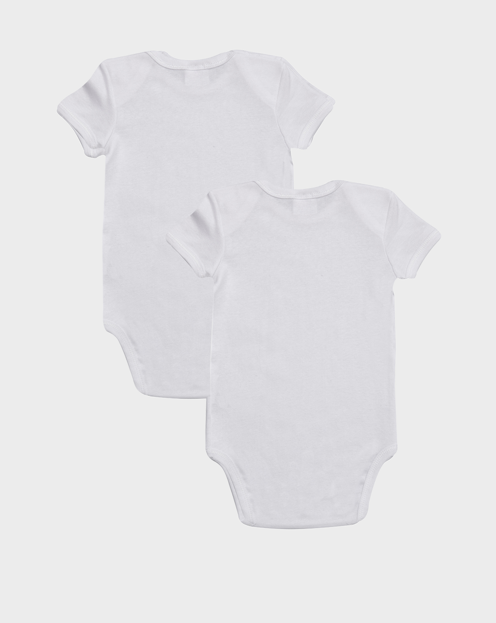 βρεφικά κορμάκια πακέτο x2 λευκά unisex - Prénatal