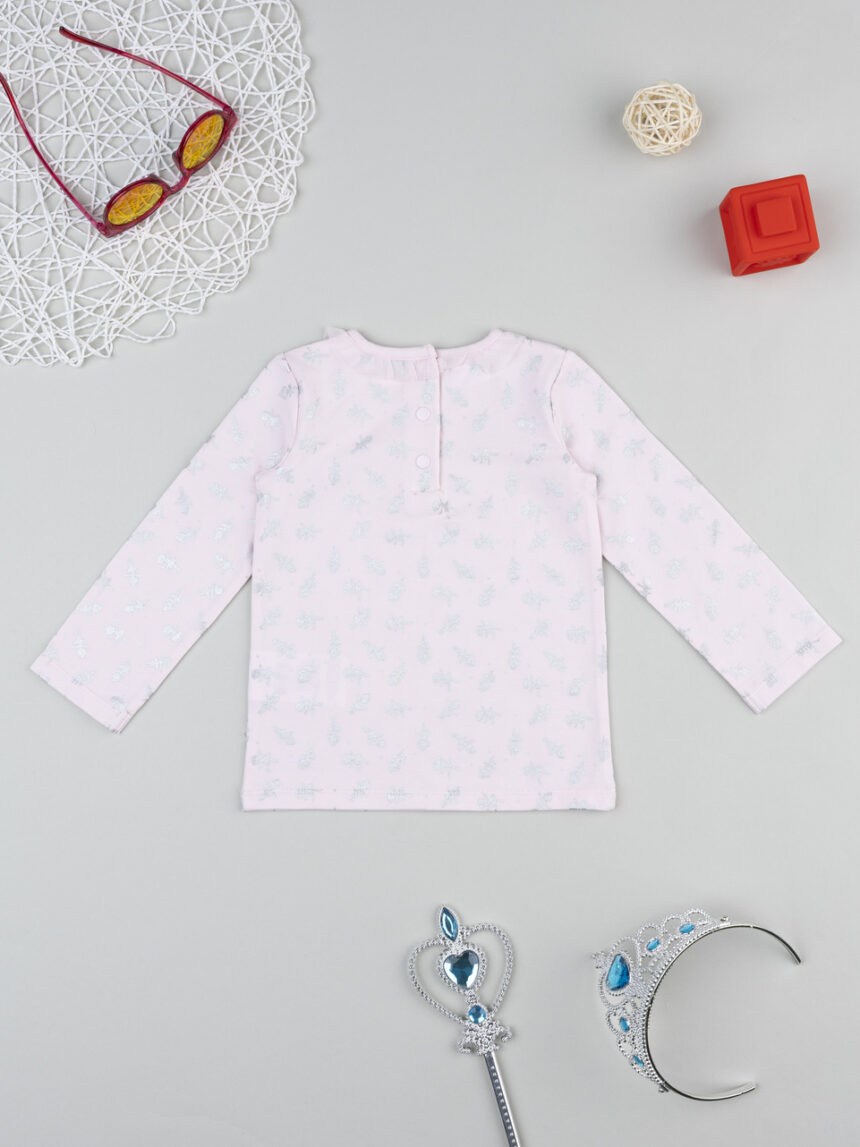 βρεφική μπλούζα ροζ με μπαλαρίνες για κορίτσι - Prénatal