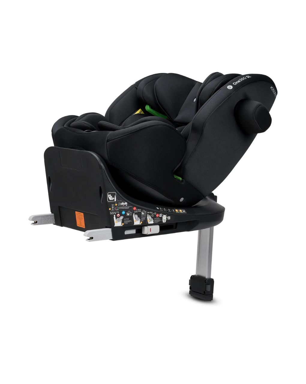 Osann κάθισμα αυτοκινήτου one sl 360° i-size (40-150cm) all black 108327243 - Osann