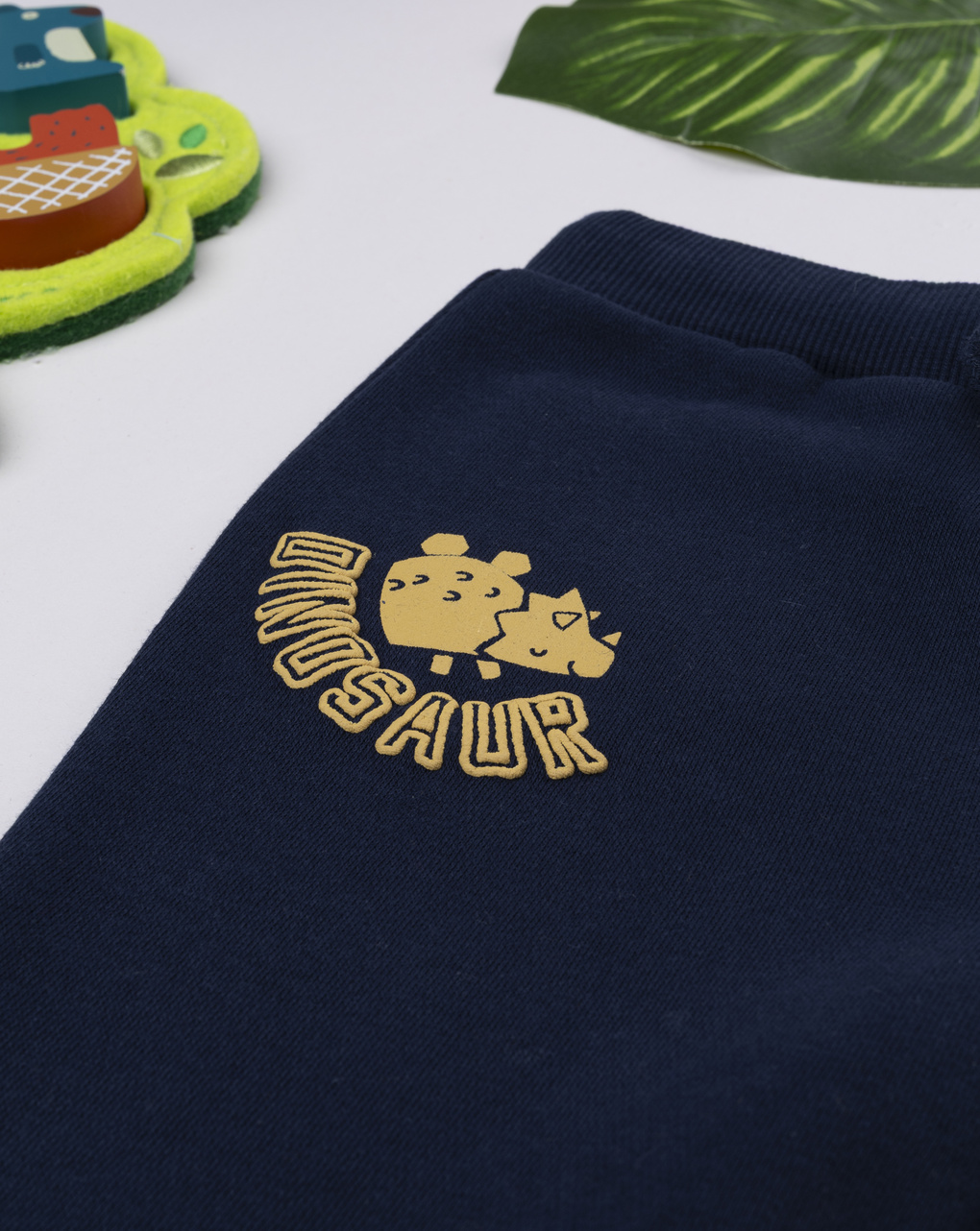 βρεφικό παντελόνι φόρμας μπλε με δεινόσαυρο για αγόρι - Prénatal