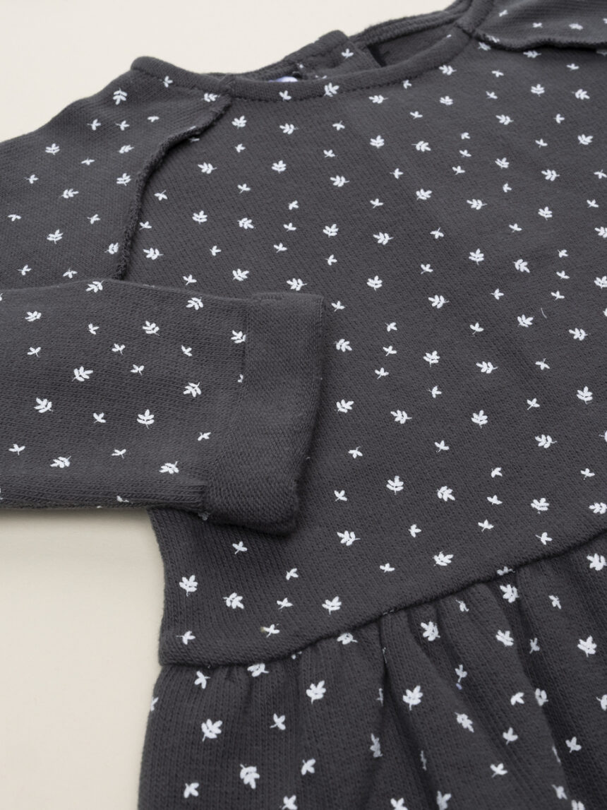 βρεφική μπλούζα γκρι με καρδούλες για κορίτσι - Prénatal