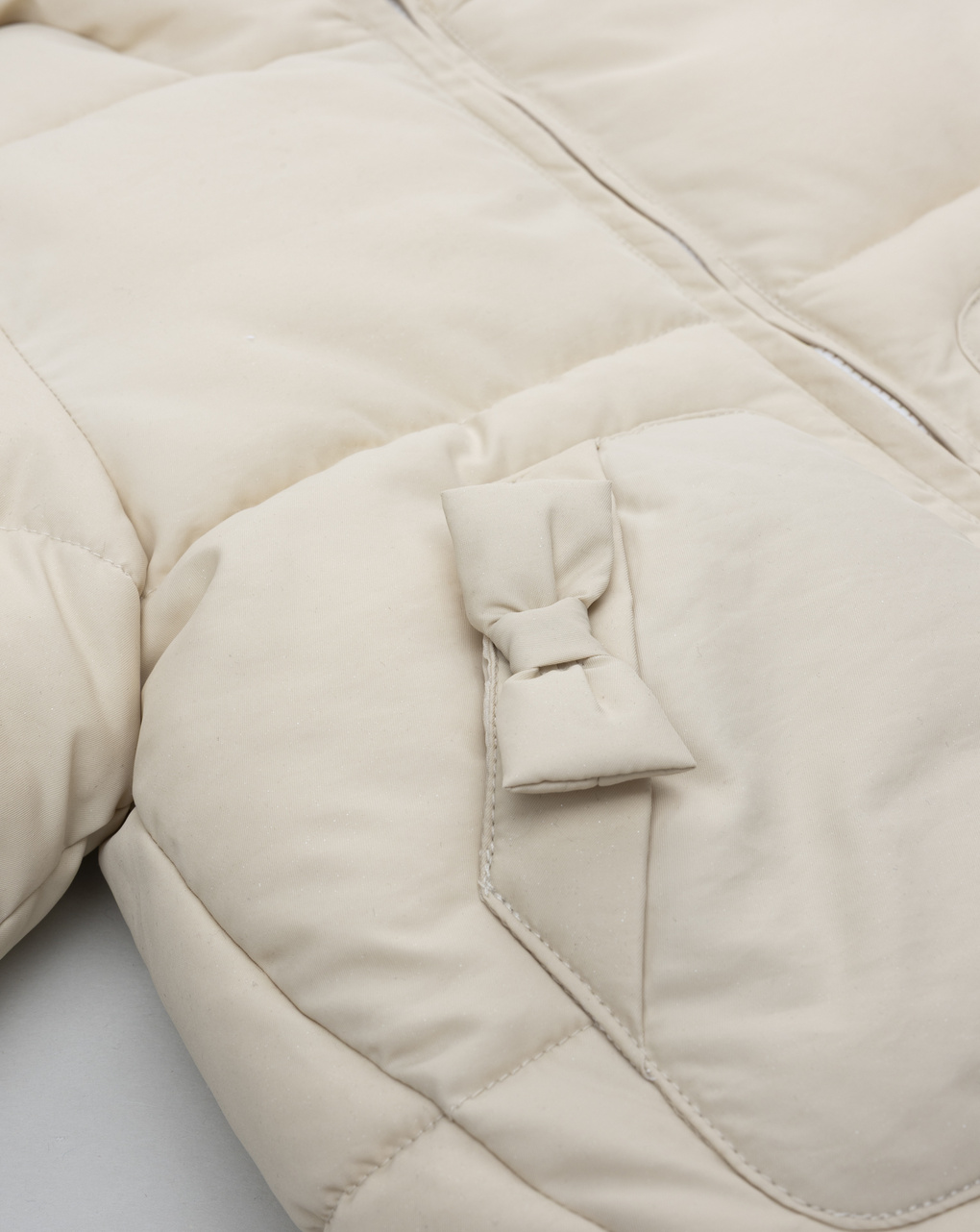 βρεφικό μπουφάν puffer μπεζ για κορίτσι - Prénatal