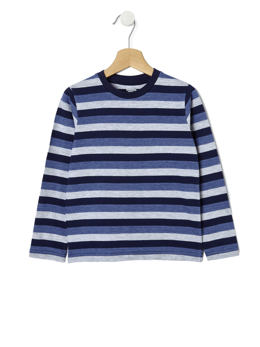 παιδική μπλούζα μπλε ριγέ για αγόρι - Prénatal