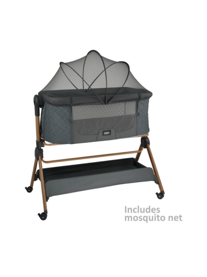 Bebe stars λίκνο-καρέκλα φαγητού serenity 2 in 1 smoked grey 846-186 - Bebe Stars