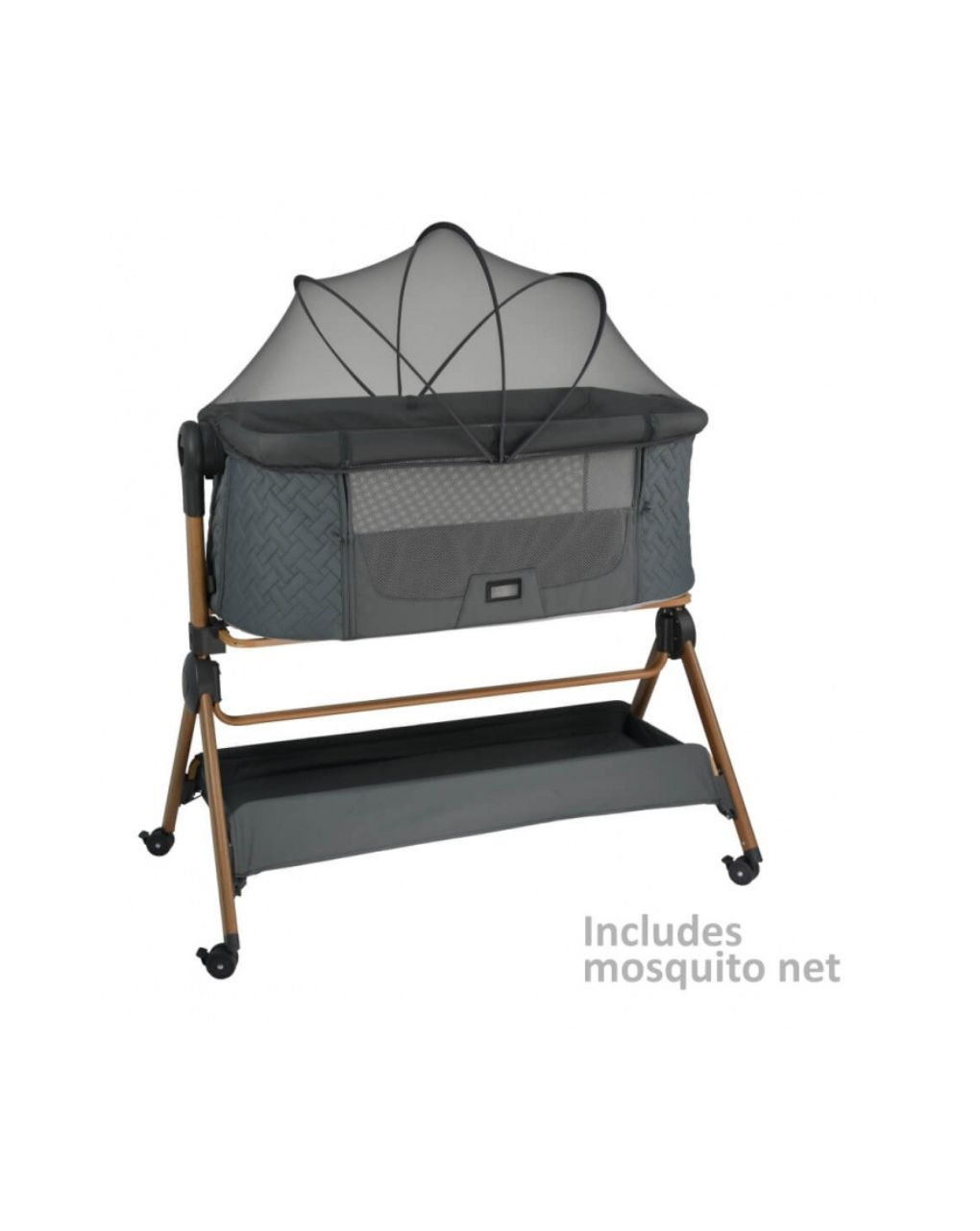 Bebe stars λίκνο-καρέκλα φαγητού serenity 2 in 1 smoked grey 846-186 - Bebe Stars