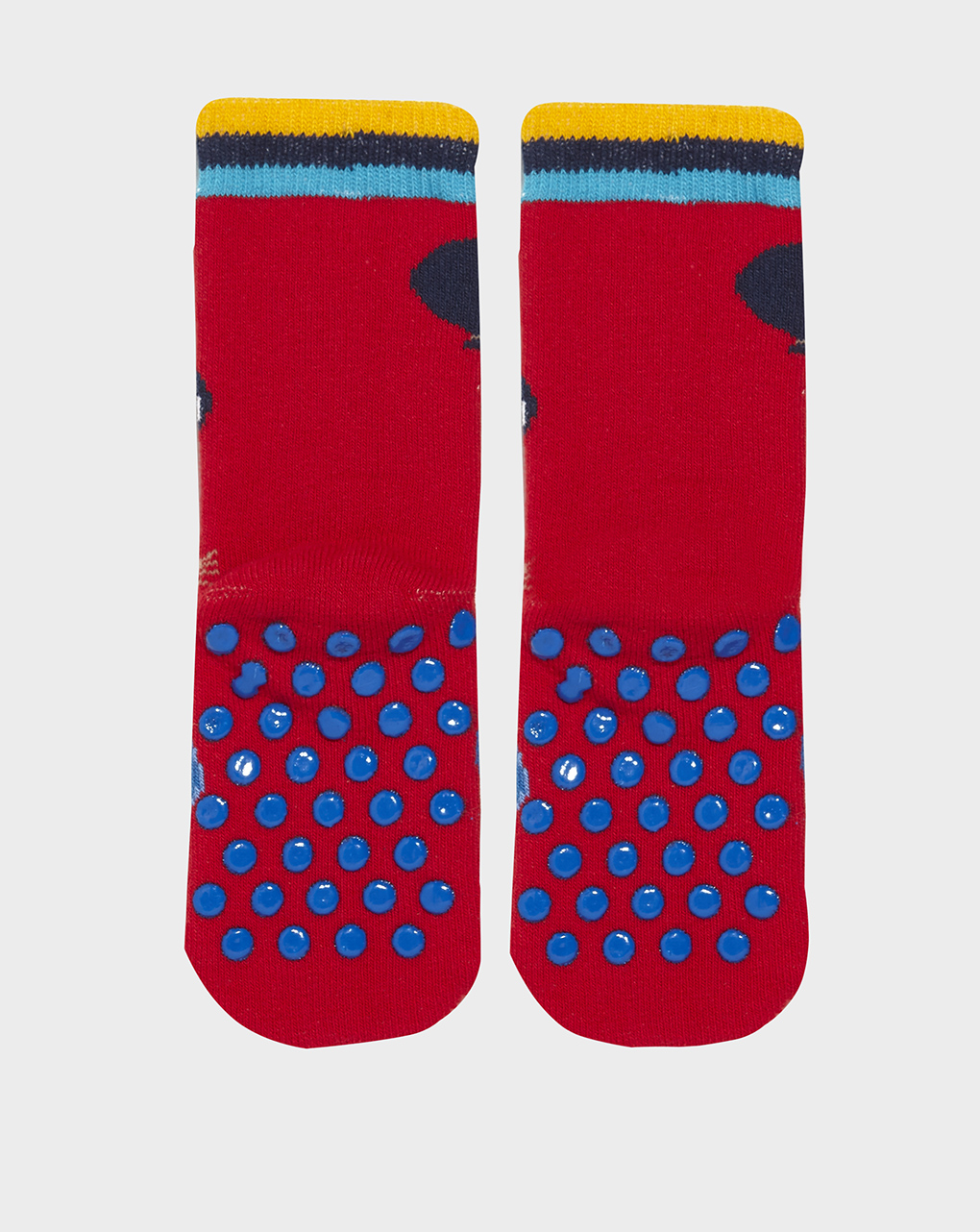 βρεφικές αντιολισθητικές κάλτσες με ιπποπόταμο για αγόρι - Prénatal