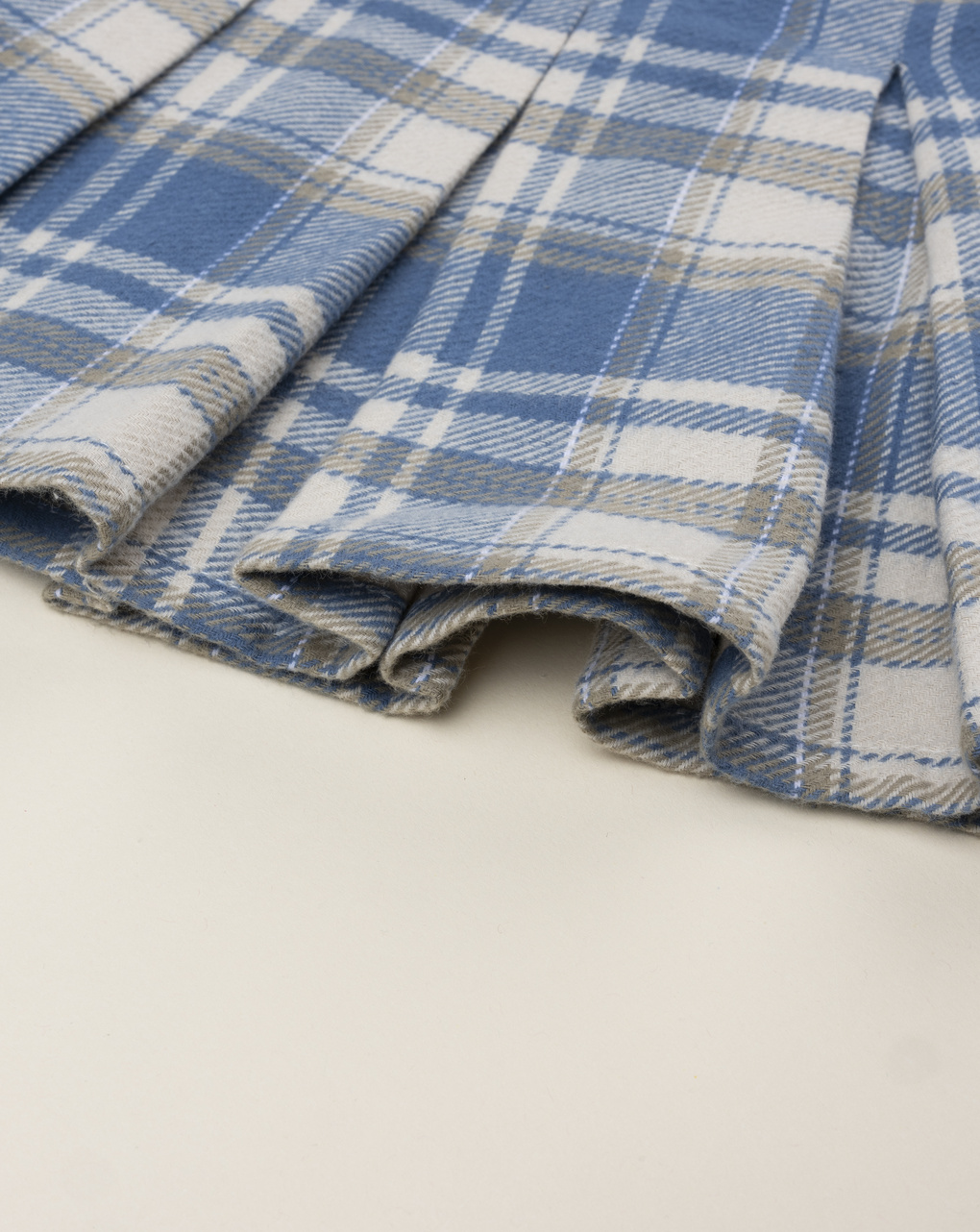 παιδική φούστα καρό μπλε/μπεζ για κορίτσι - Prénatal