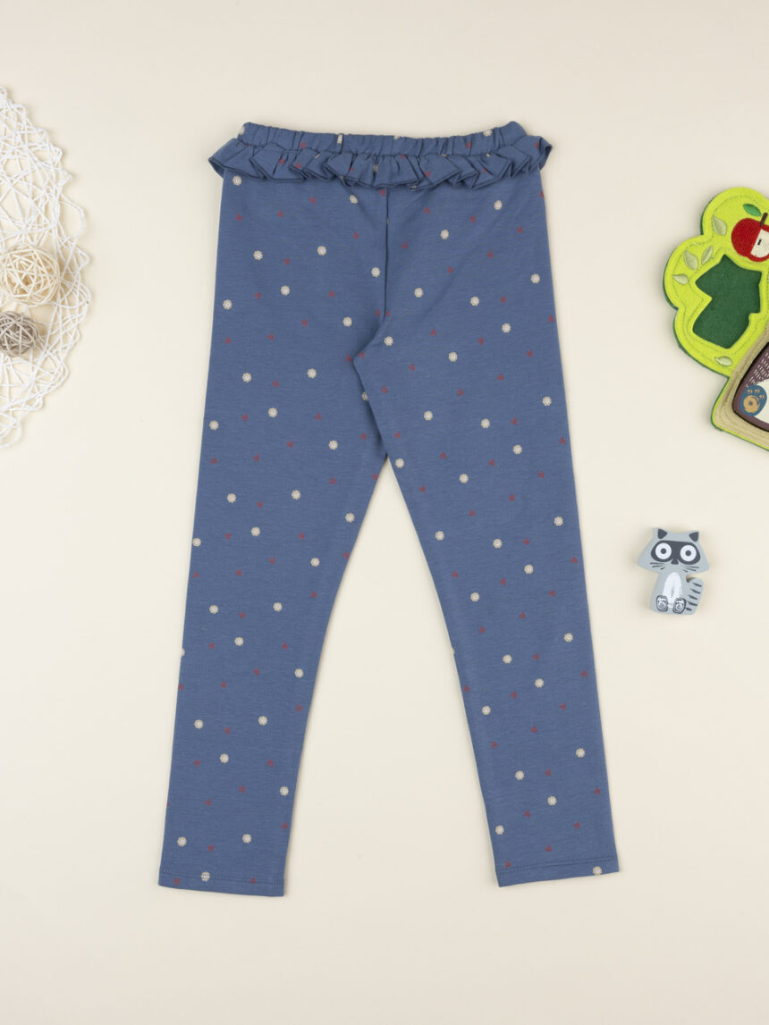 παιδικό κολάν μπλε φλοράλ για κορίτσι - Prénatal