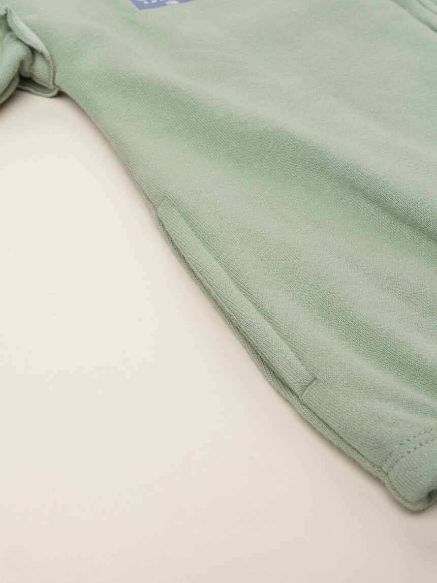 παιδική ζακέτα φούτερ φιστικί love για κορίτσι - Prénatal