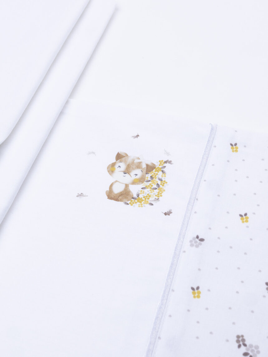 βρεφικό σετ για λίκνο/πορτ-μπεμπέ με αλεπού για κορίτσι - Prénatal