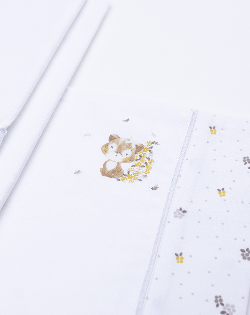 βρεφικό σετ για λίκνο/πορτ-μπεμπέ με αλεπού για κορίτσι - Prénatal