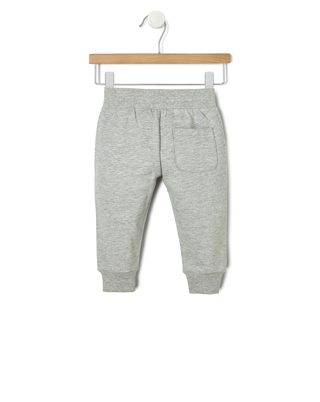 βρεφικό παντελόνι φούτερ γκρι με γατάκι για κορίτσι - Prénatal