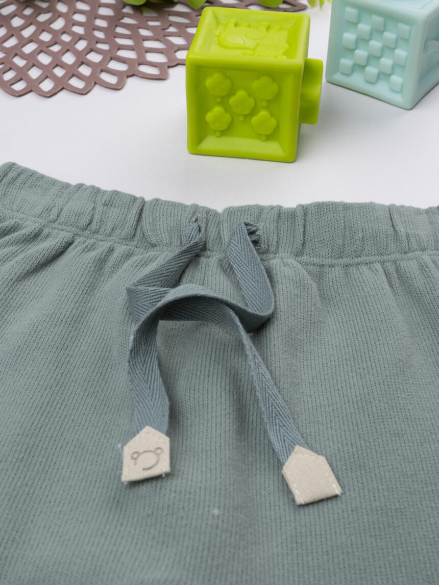 βρεφικό παντελόνι φόρμας λαδί με τσέπες για αγόρι - Prénatal