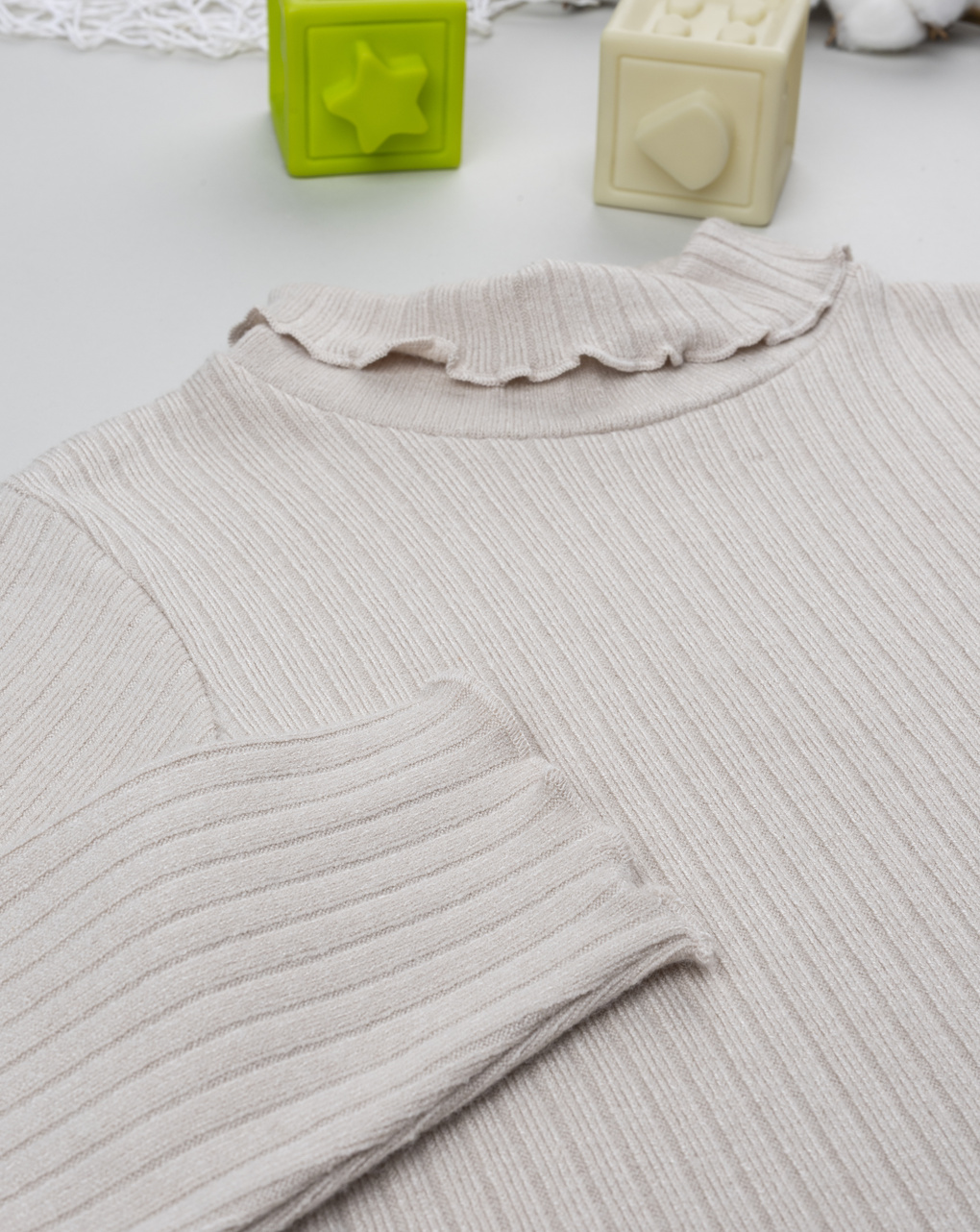 παιδική μπλούζα μπεζ με ζιβάγκο για κορίτσι - Prénatal