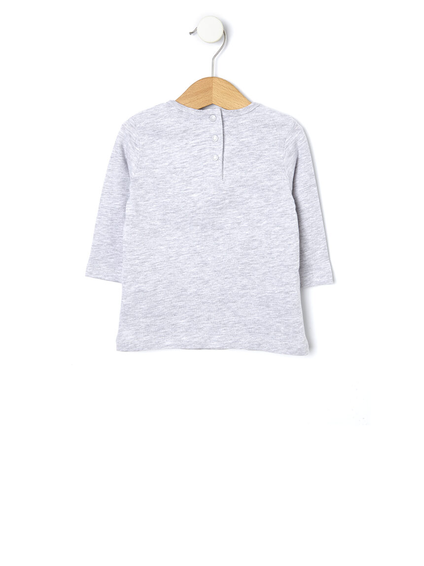 βρεφική μπλούζα γκρι με μονόκερο για κορίτσι - Prénatal