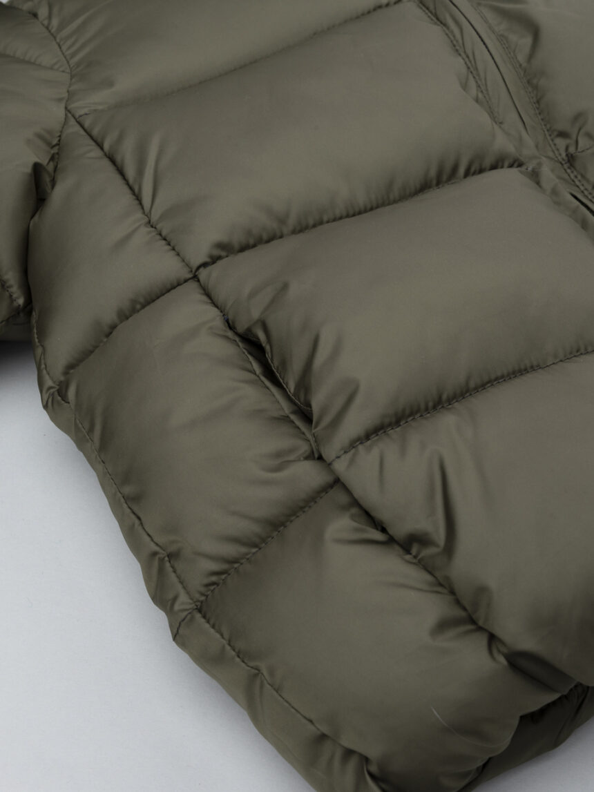 βρεφικό μπουφάν puffer χακί για αγόρι - Prénatal