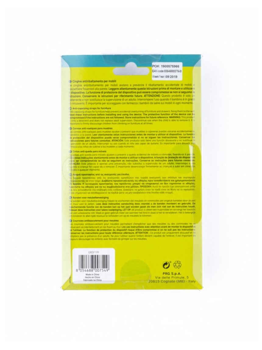 Giordani σετ 2 ρυθμιζόμενοι ιμάντες αντιολίσθησης για έπιπλα - Giordani