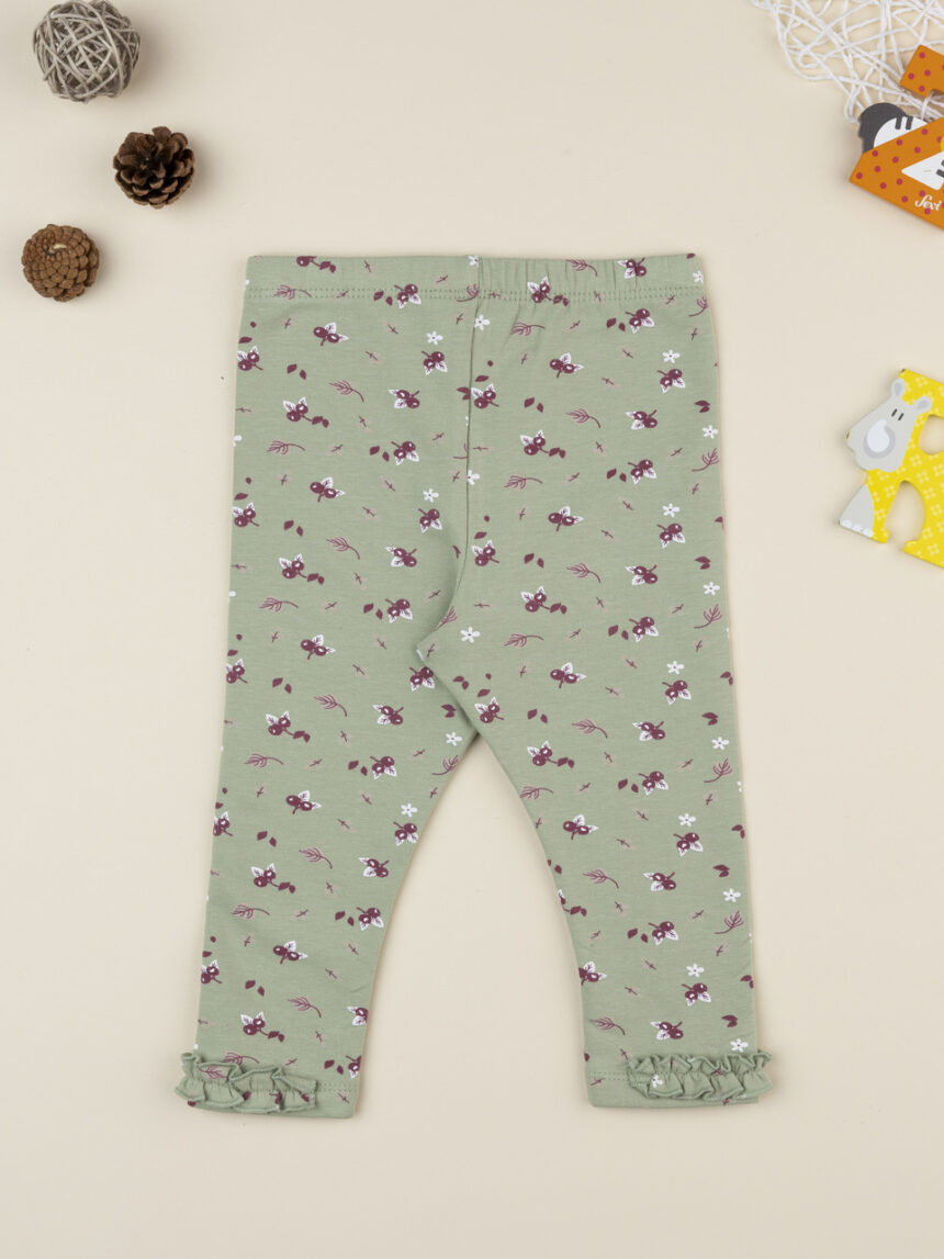 βρεφικό κολάν μέντα με λουλούδια για κορίτσι - Prénatal