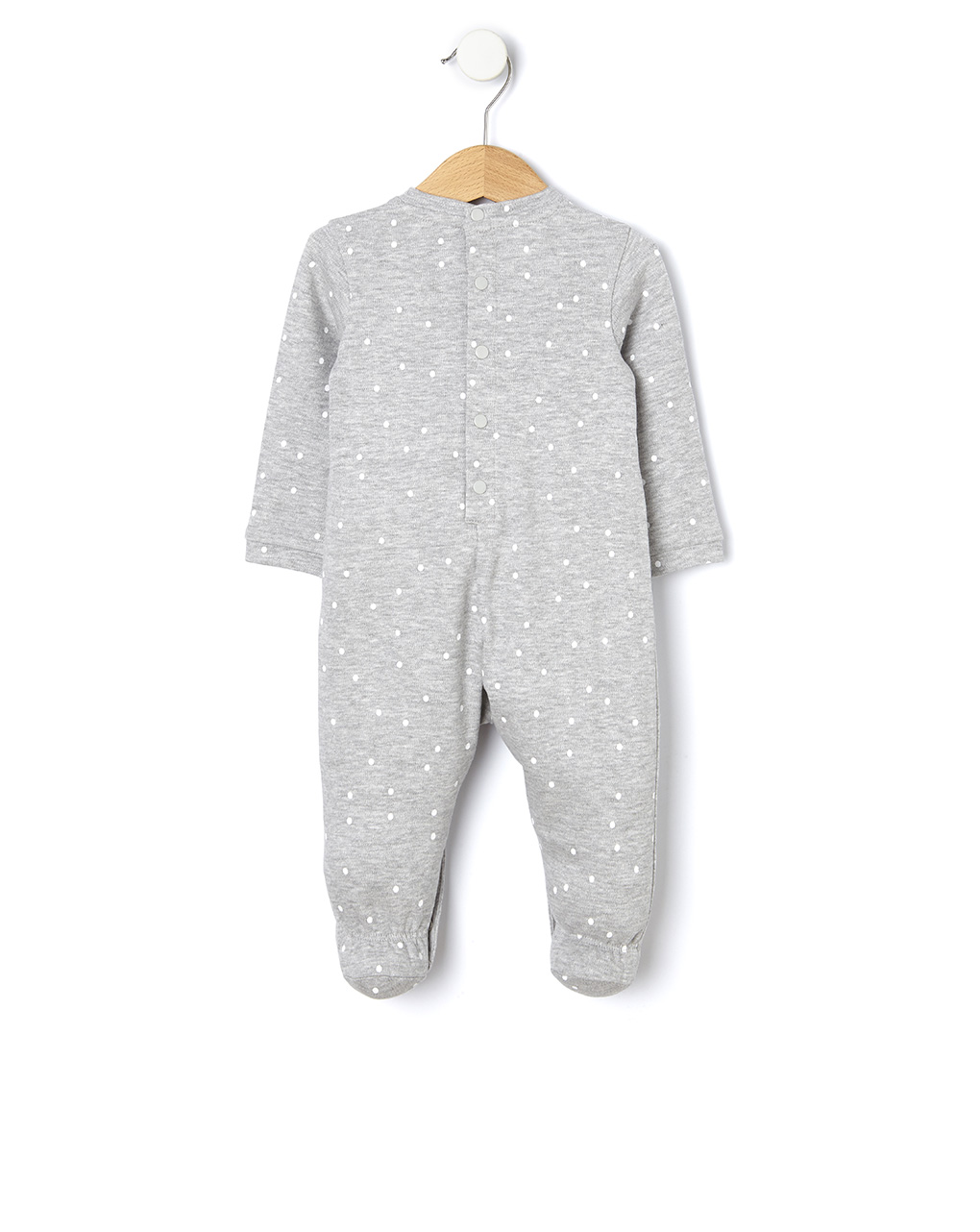 βρεφικό φορμάκι γκρι mama's love για κορίτσι - Prénatal