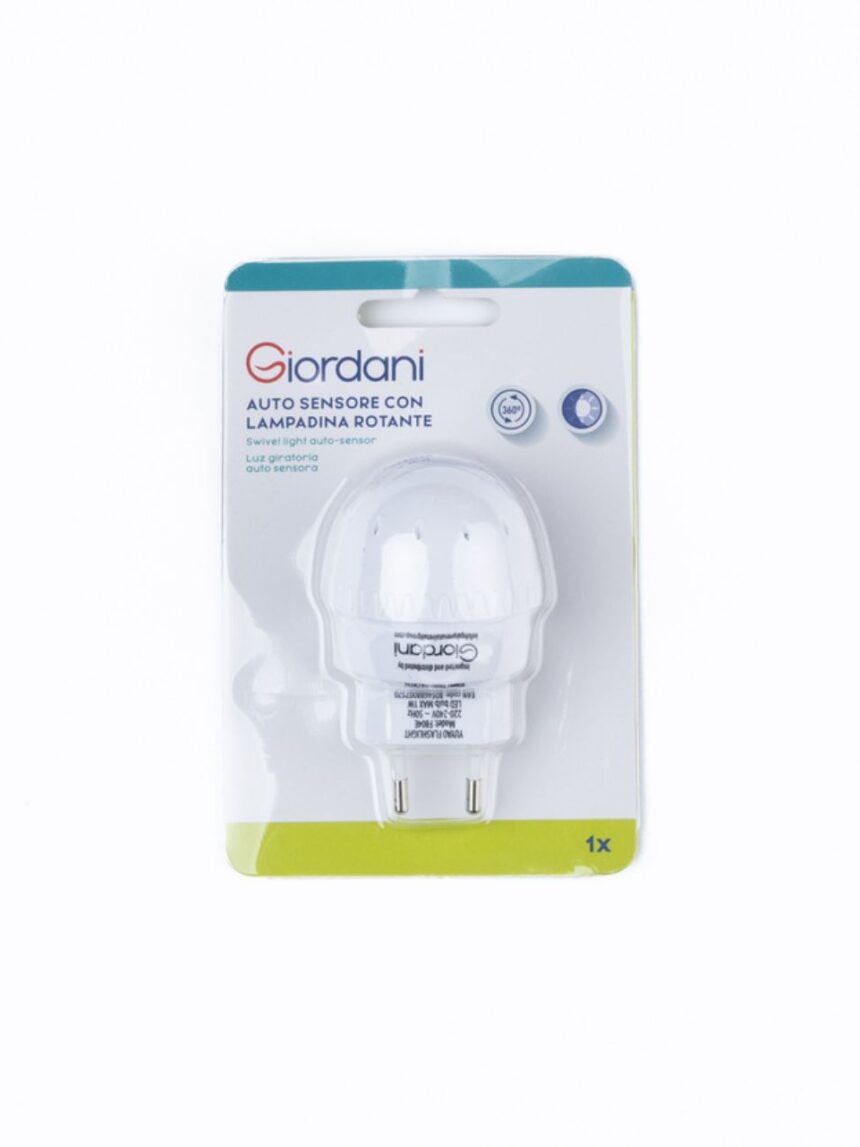 Giordani φωτάκι νυχτός με περιστρεφόμενη βάση και αισθητήρα φωτός - Giordani