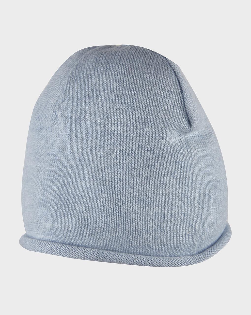 βρεφικό σκουφάκι μάλλινο γαλάζιο για αγόρι - Prénatal