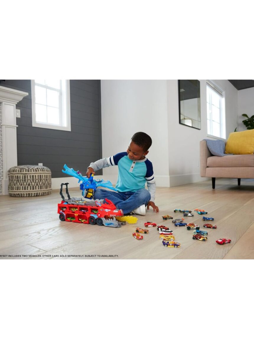 Hot wheels απόλυτη νταλίκα με διπλό δράκο jbm72 - Hot wheels