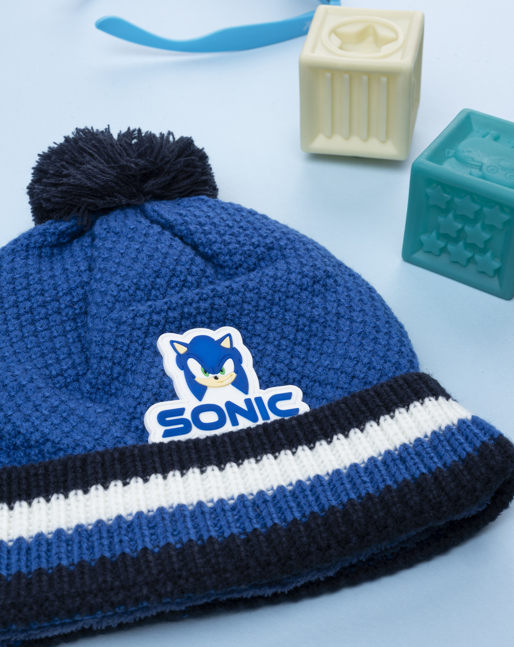 παιδικό σκουφάκι μπλε sonic για αγόρι - Prénatal