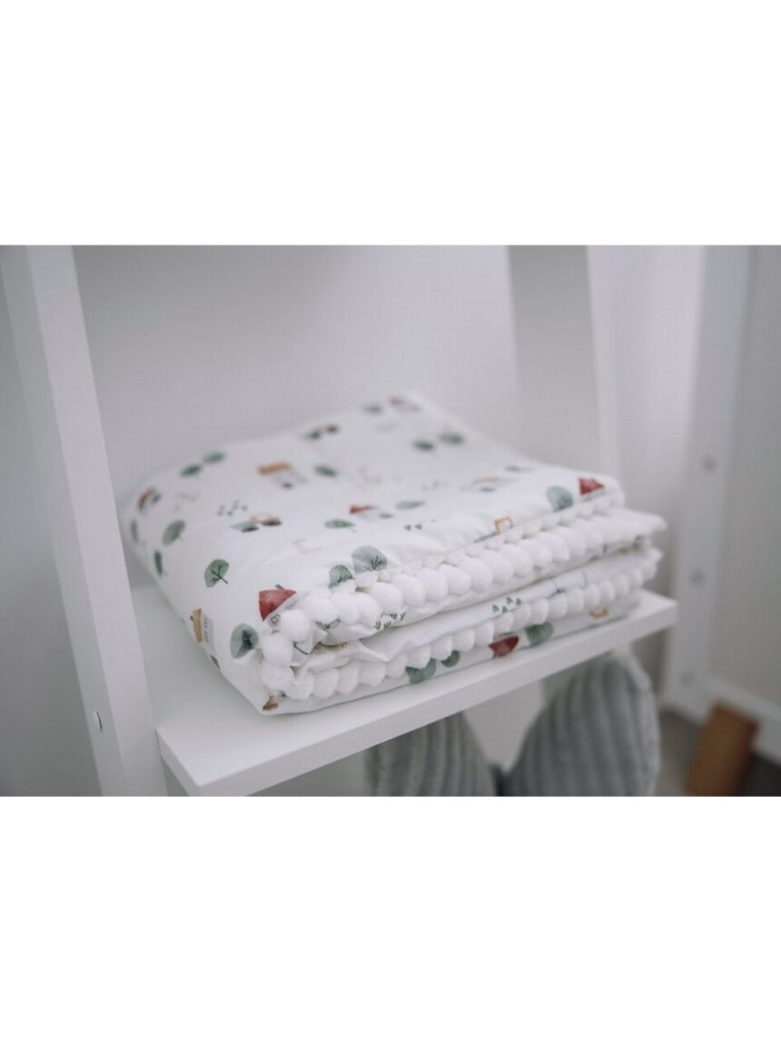 Bubaba κουβέρτα και κάλυμμα μεταφοράς farm white 84126 - BUBABA