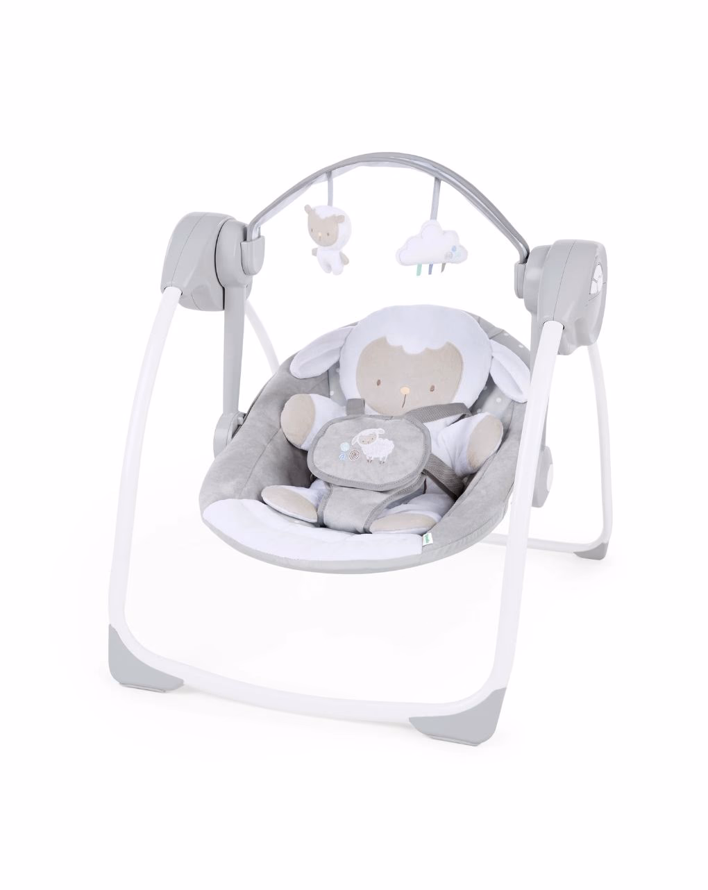 Ingenuity comfort 2 go portable swing βρεφική κούνια-ριλάξ cuddle lamb 12184