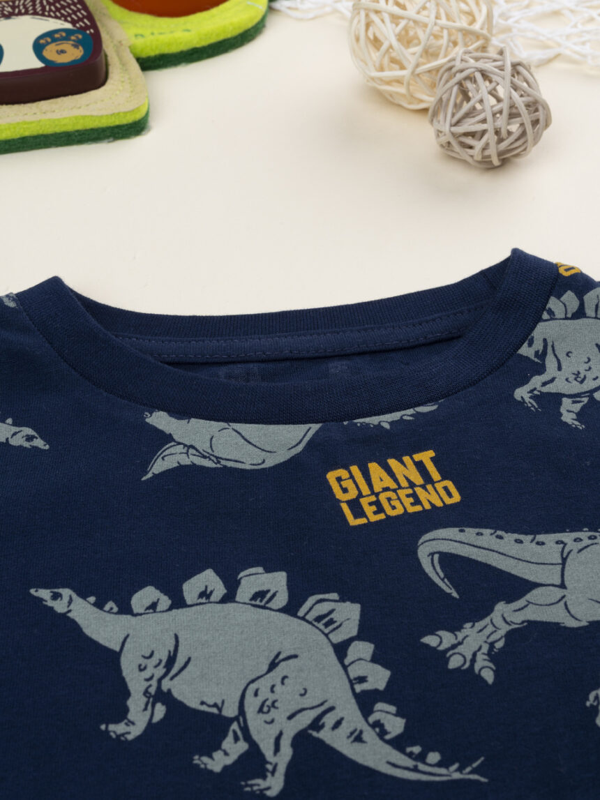 παιδική μπλούζα μπλε dinos για αγόρι - Prénatal