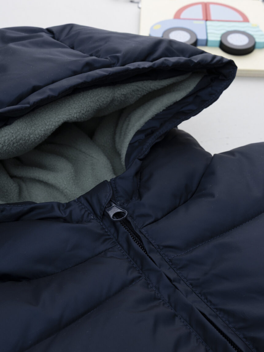 παιδικό μπουφάν puffer μπλε για αγόρι - Prénatal