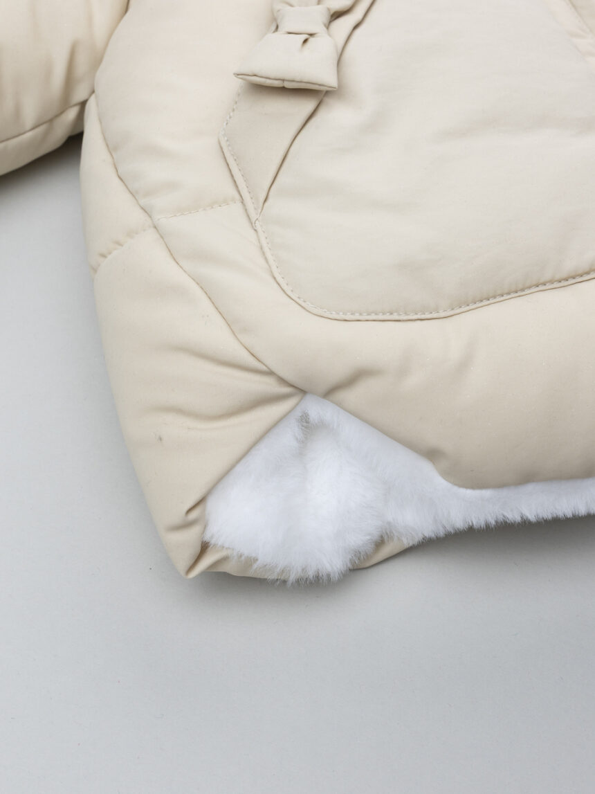 βρεφικό μπουφάν puffer μπεζ για κορίτσι - Prénatal