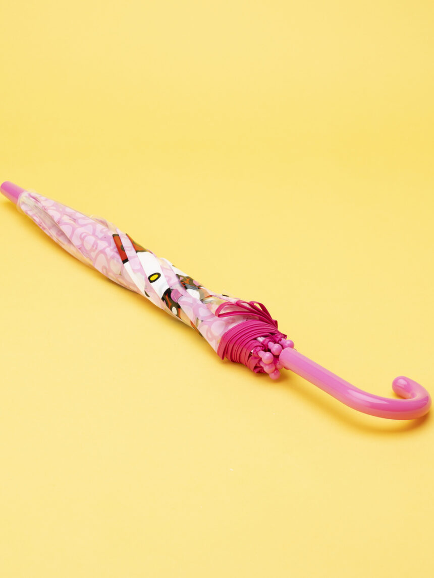 παιδική ομπρέλα διαφανής hello kitty για κορίτσι - Prénatal