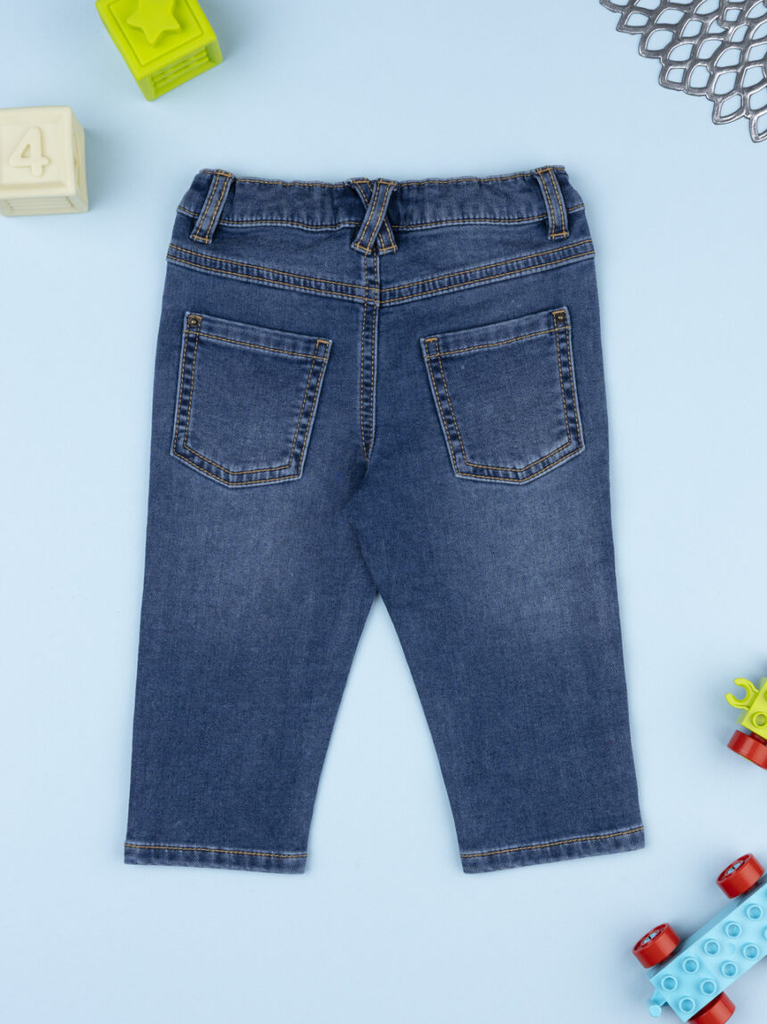 βρεφικό τζιν παντελόνι με αρκουδάκια για αγόρι - Prénatal