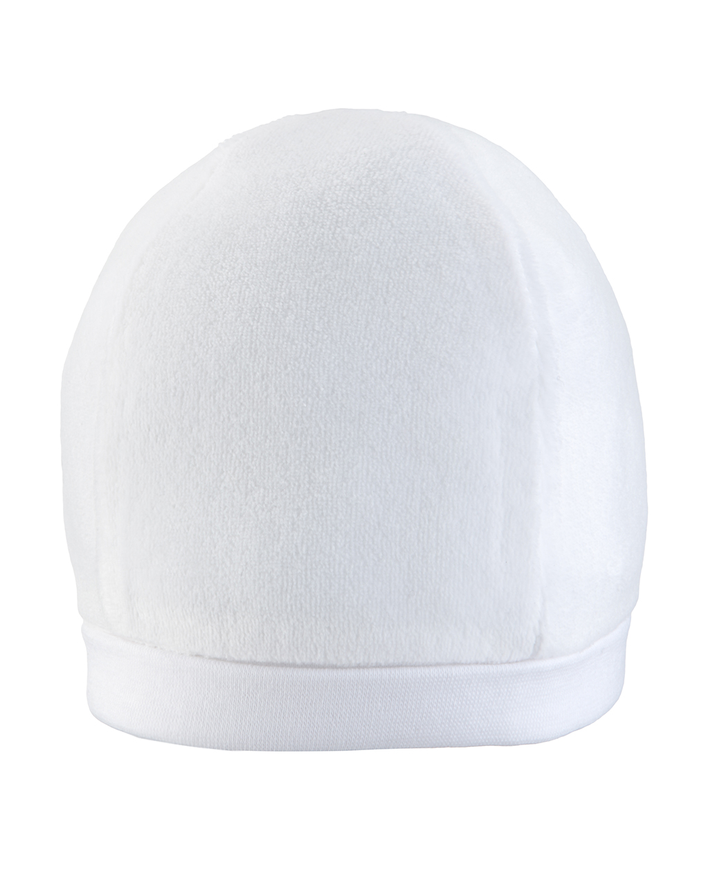 βρεφικό σκουφάκι σενίλ λευκό unisex - Prénatal