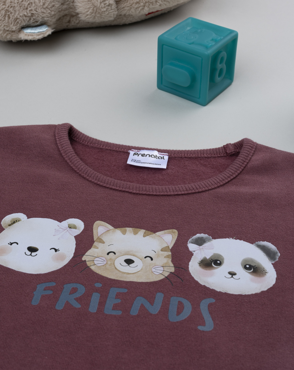 παιδικό σετ μπλούζα φούτερ και φόρμα friends για κορίτσι - Prénatal