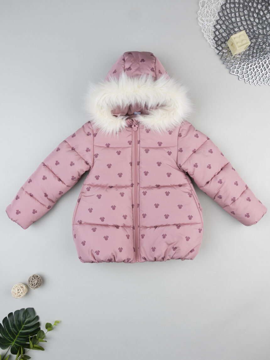 παιδικό μπουφάν puffer ροζ minnie για κορίτσι - Prénatal