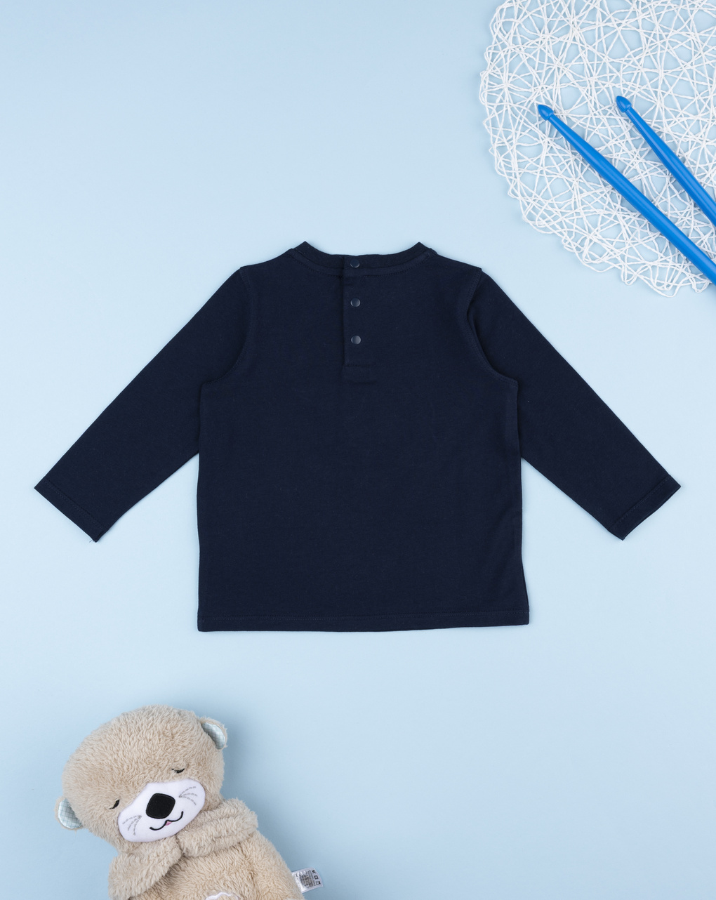 βρεφική μπλούζα μπλε με σκυλάκι για αγόρι - Prénatal