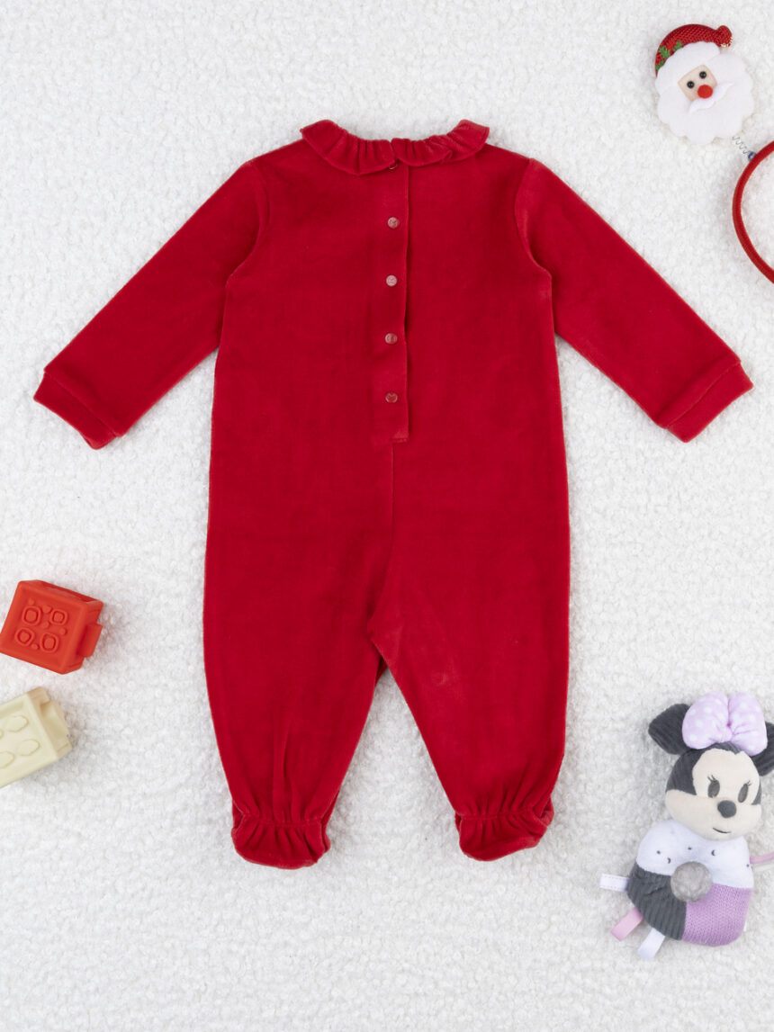 βρεφικό χριστουγεννιάτικο φορμάκι κόκκινο minnie για κορίτσι - Prénatal