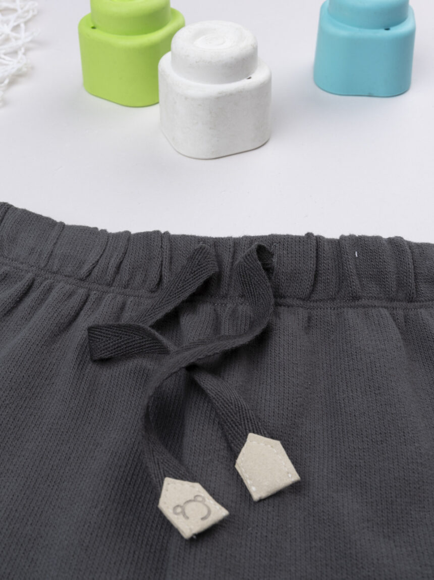 βρεφικό παντελόνι φόρμας γκρι με τσέπες για αγόρι - Prénatal