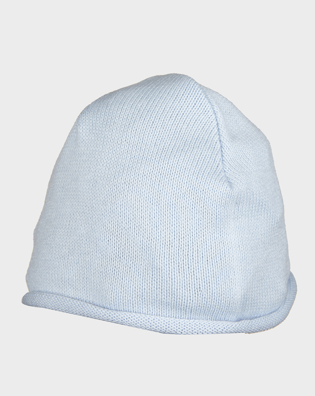 βρεφικό σκουφάκι βαμβακερό γαλάζιο για αγόρι