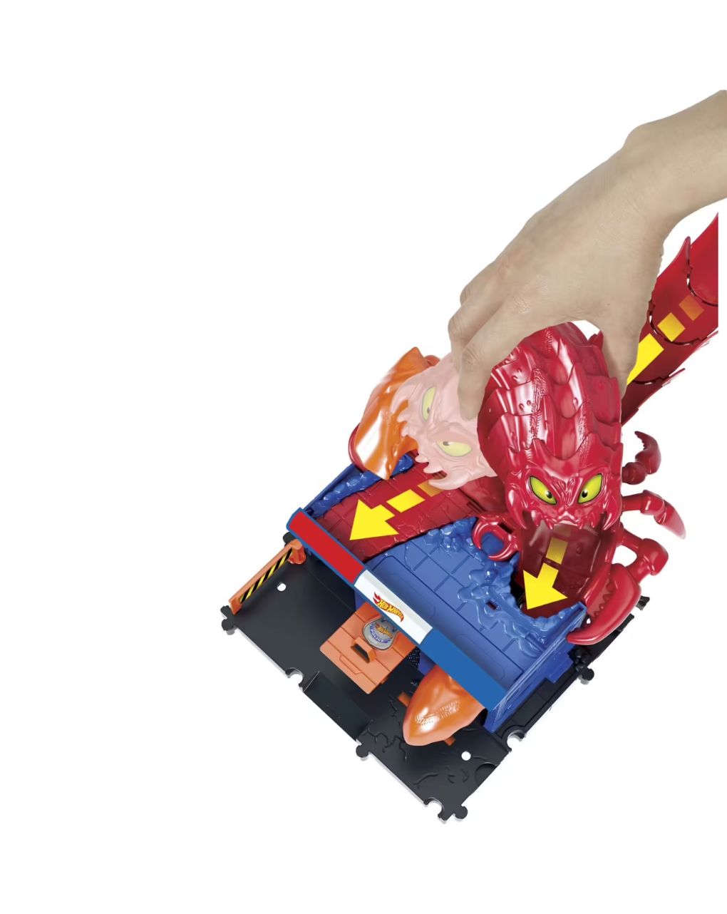 Mattel hot wheels πίστες city με θηρία hdr29 (σχέδια) - Hot wheels