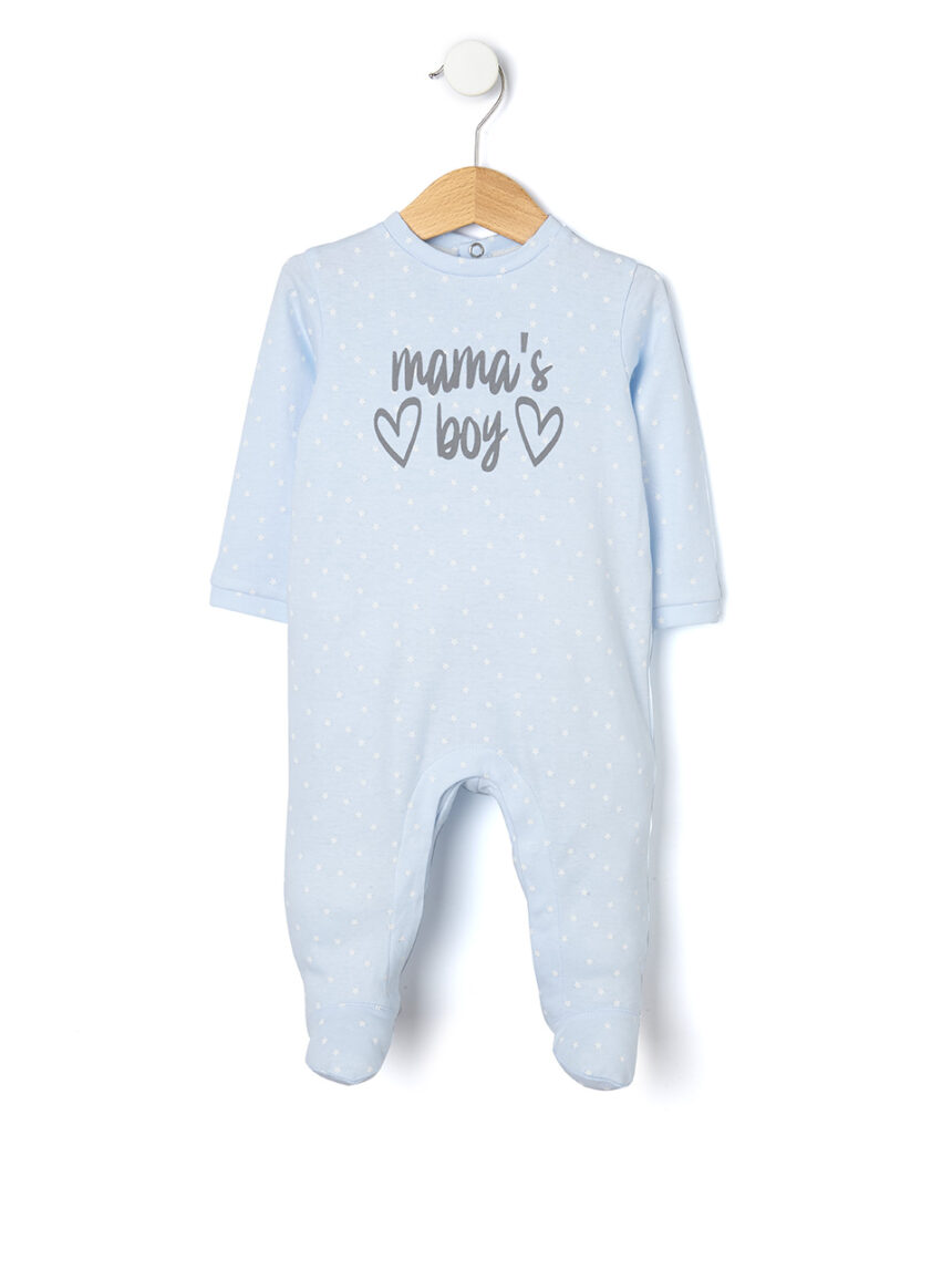 βρεφικό φορμάκι γαλάζιο mama's boy για αγόρι - Prénatal