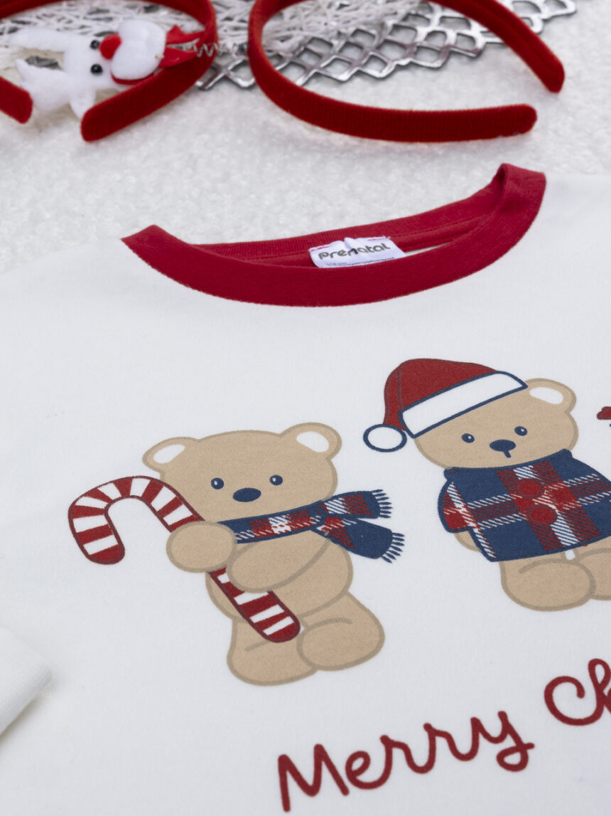 παιδική χριστουγεννιάτικη πιτζάμα teddies για αγόρι - Prénatal