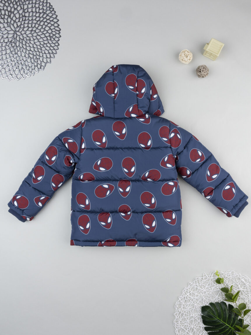 παιδικό μπουφάν puffer μπλε spiderman για αγόρι - Prénatal