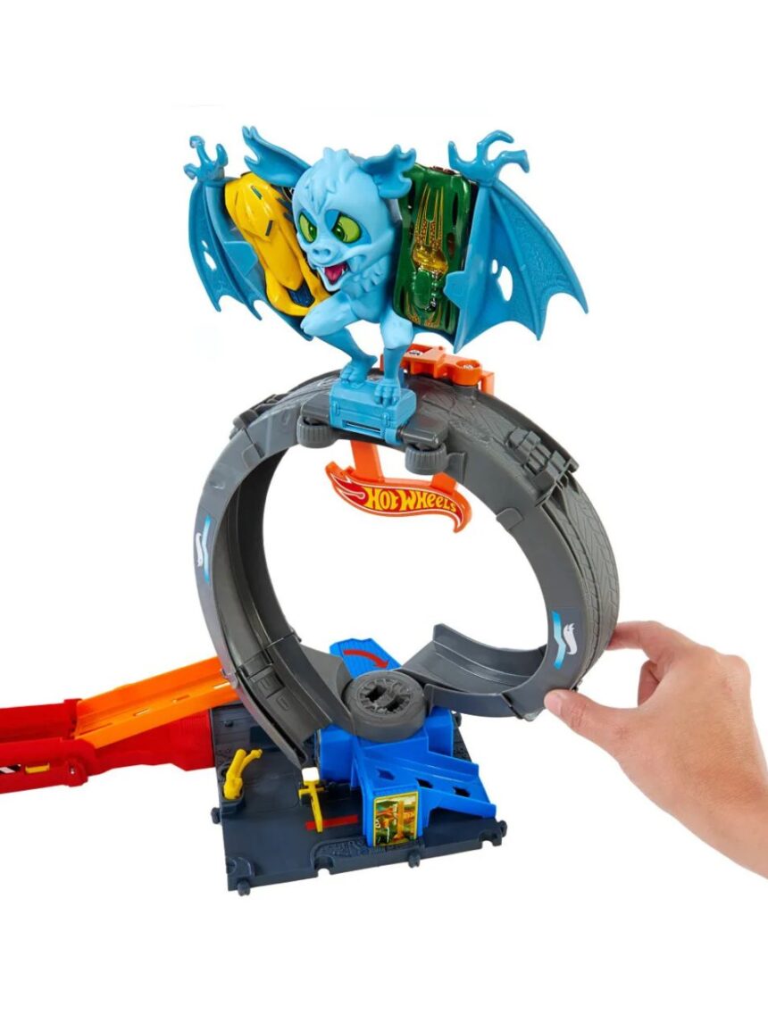 Mattel hot wheels πίστες city με θηρία hdr29 (σχέδια) - Hot wheels