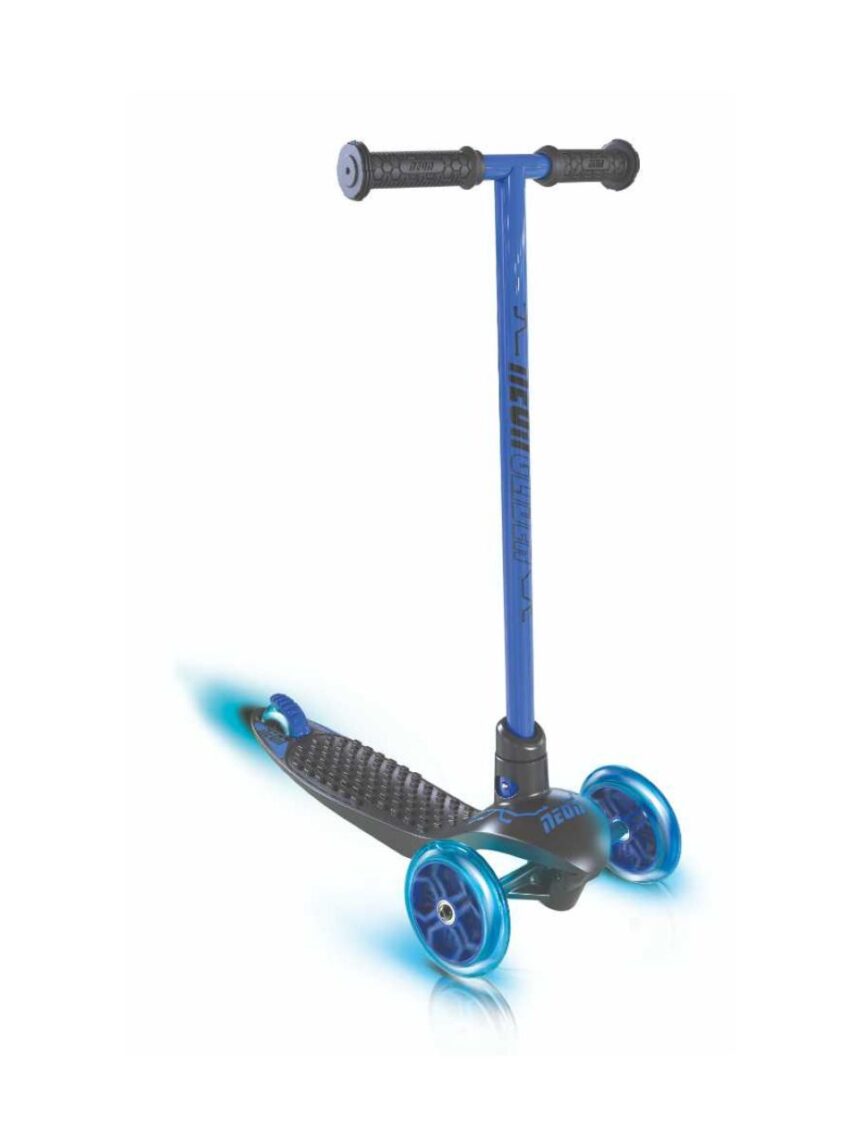 Yvolution πατίνι με 3 τροχούς neon glider led μπλε 53.100964 - Yvolution