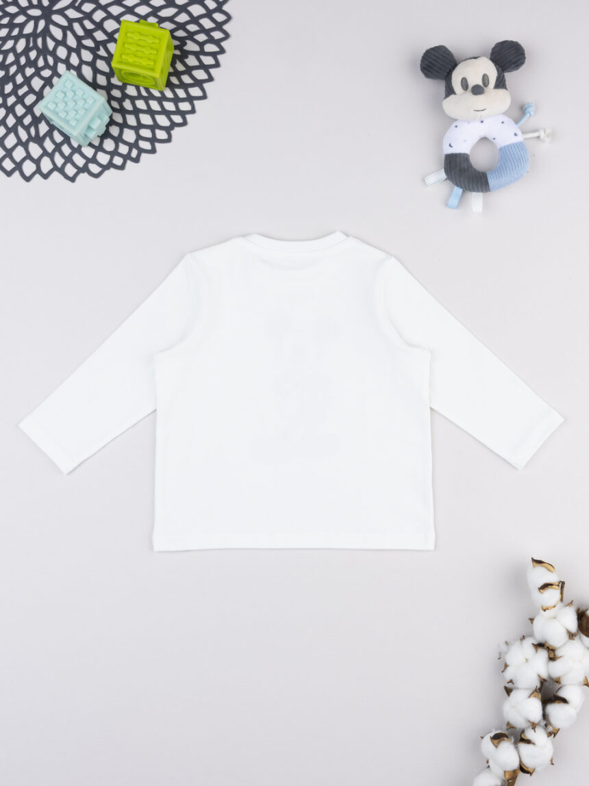 βρεφική μπλούζα λευκή mickey για αγόρι - Prénatal