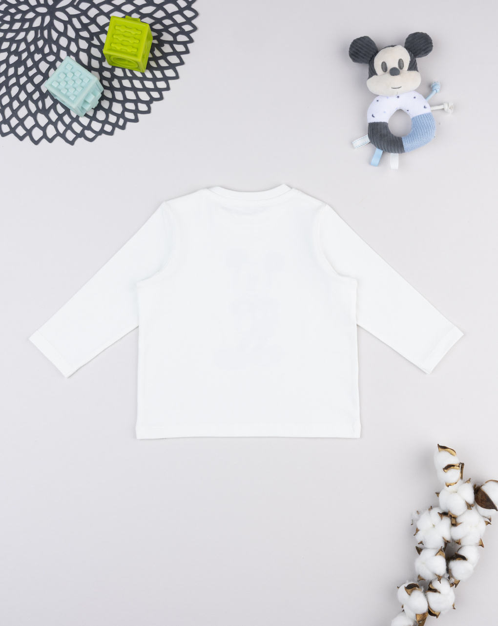 βρεφική μπλούζα λευκή mickey για αγόρι - Prénatal