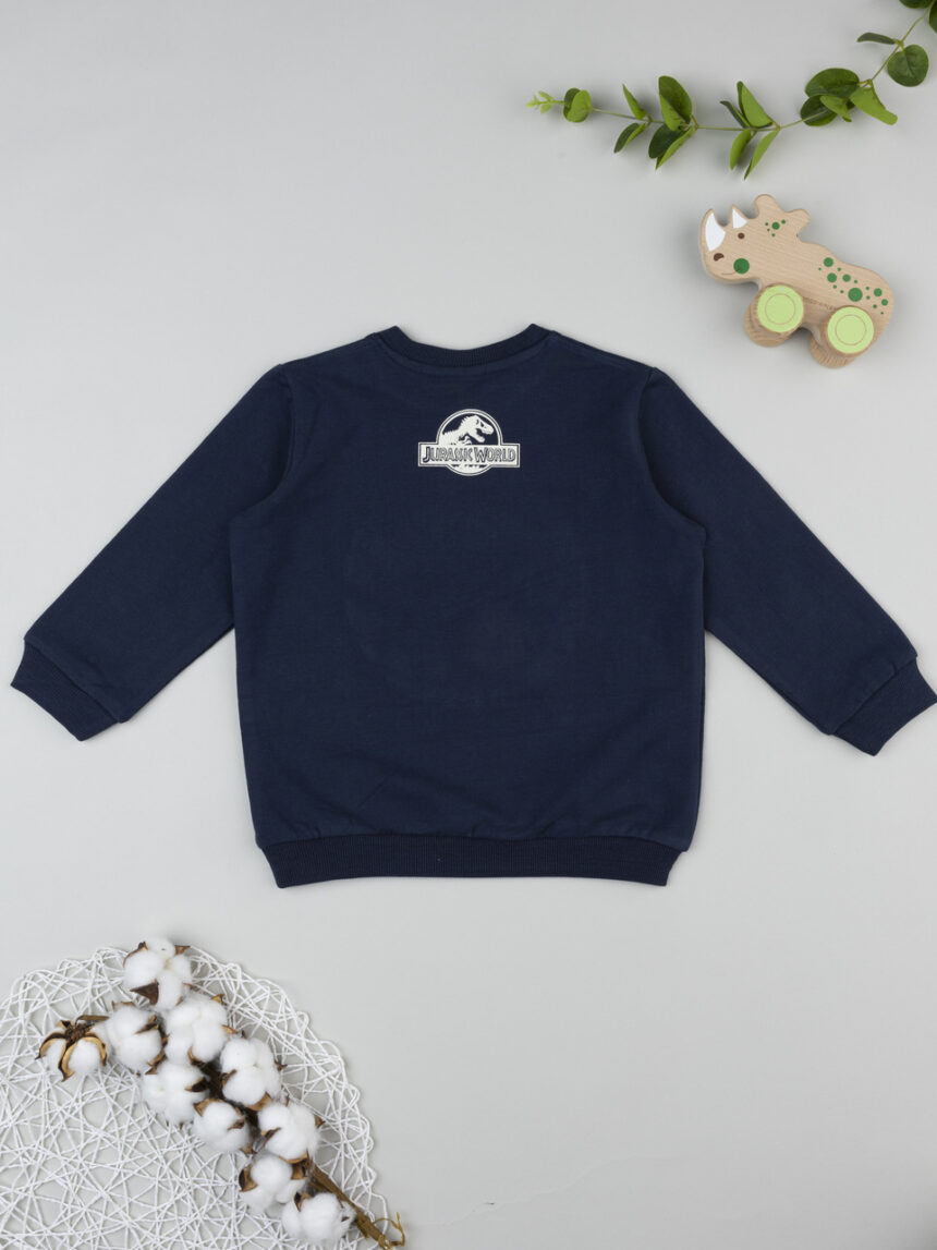 παιδική μπλούζα φούτερ μπλε jurassic world για αγόρι - Prénatal